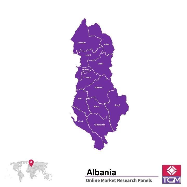 Painel online na Albânia