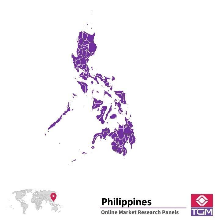 Painel online nas Filipinas