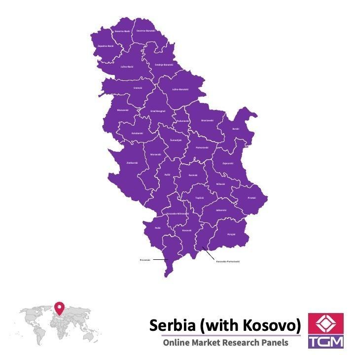 Painel online na Sérvia